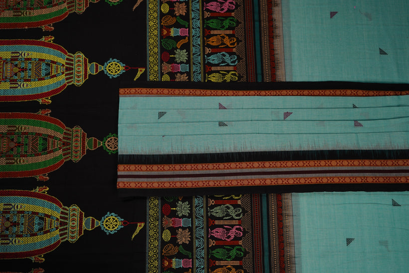 Bomkai weave detail