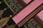 Pink Bomkai Cotton saree — view 3 of 5