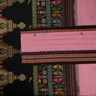 Pink Bomkai Cotton saree — view 2 of 5