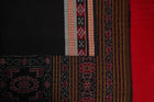 Red Bomkai Cotton saree — view 4 of 5