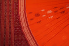 Orange Bomkai Cotton saree — view 1 of 5