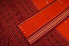 Orange Bomkai Cotton saree — view 3 of 5