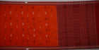 Orange Bomkai Cotton saree — view 5 of 5