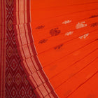 Orange Bomkai Cotton saree — view 1 of 5