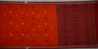 Orange Bomkai Cotton saree — view 5 of 5