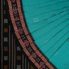 Green Bomkai Cotton saree — view 1 of 5