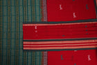 Red Bomkai Cotton saree — view 2 of 5