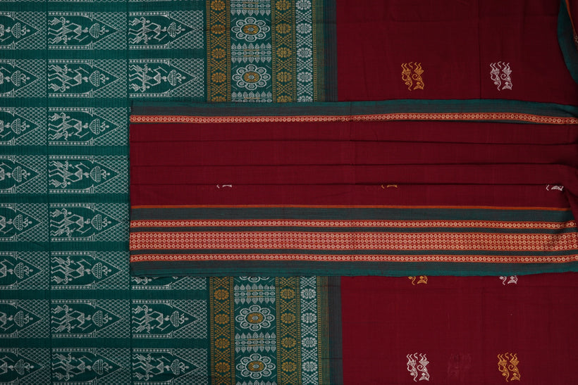 Bomkai weave detail