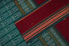 Maroon Bomkai Cotton saree — view 3 of 5