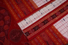 White Bomkai Cotton saree — view 3 of 5