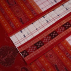White Bomkai Cotton saree — view 3 of 5