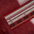 White Bomkai Cotton saree — view 3 of 5