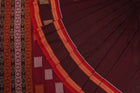 Maroon Bomkai Cotton saree — view 1 of 5