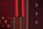 Maroon Bomkai Cotton saree — view 4 of 5