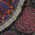 Multi-Color Utkallaxmi Silk Saree with Black Border P57-01-05922