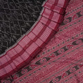 Sambalpuri Cotton Saree - Black