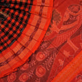 Sambalpuri Cotton Saree - Black