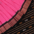 Bomkai Cotton Saree - Pink