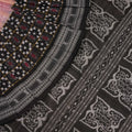 Multi-Color Pasapalli Sambalpuri Cotton Saree with Black Border