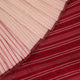 Entire white and maroon striped Sambalpuri cotton saree laid out.