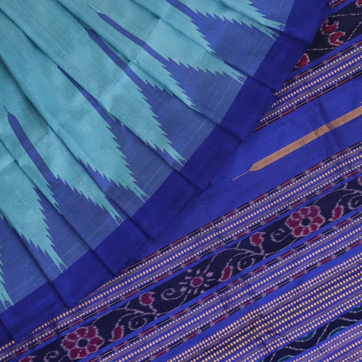 Sambalpuri Silk Saree - Blue