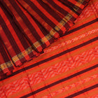 Handloom Multi-Color Sambalpuri Silk Saree with Multi-Color border