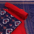 Blue Pasapalli Sambalpuri Cotton Dress Material