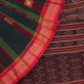 Multi-Color Sambalpuri Cotton Saree with Red Border P72-02-06102