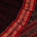 Bomkai Cotton Saree - Maroon