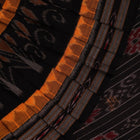 Handloom Yellow Sambalpuri Cotton Saree with Black border