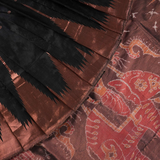 Sambalpuri Silk Saree - Black