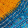 Bomkai Silk Saree - Yellow