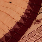 Handloom Cream Kotpad Cotton Saree with Maroon border