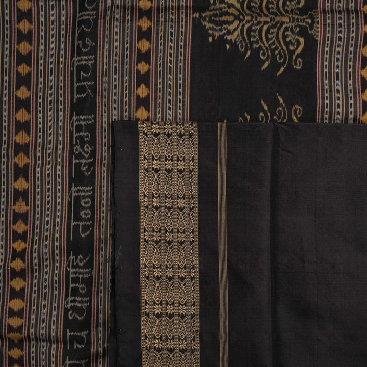 Micro close-up of the maroon Sambalpuri silk fabric, revealing its luxurious texture and handloom weave.