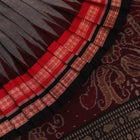 Handloom Grey Bomkai Cotton Saree with Black border