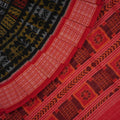 Sambalpuri Cotton Saree - Black