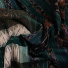 Green Sambalpuri cotton saree draped, showing styling and overall look of the handloom product.