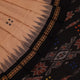 Cream Cotton Sambalpuri Saree with Black Butta Design, Draped Elegantly