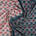 Styling view of a model draped in a white and blue Sambalpuri cotton saree with motif patterns