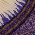 Khandua Silk Saree - White