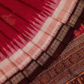 Bomkai Silk Saree - White