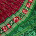Sambalpuri Silk Saree - Magenta