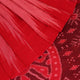 Styled plain pink and red Sambalpuri cotton saree, highlighting its elegant drape and material flow.