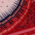 Sambalpuri Cotton Saree - White