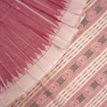 Multi-Color Sambalpuri Cotton Saree with White Border