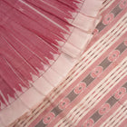 Handloom Multi-Color Sambalpuri Cotton Saree with White border