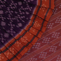 Sambalpuri Cotton Saree - Violet