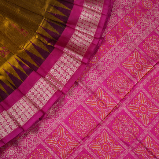 Bomkai Silk Saree - Multi Color