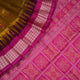 Extreme close-up of Bomkai Silk Saree fabric, highlighting its luxurious texture and handloom weave.
