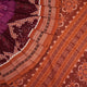Elegant model drape of the brown Pasapalli Sambalpuri cotton saree showing the full traditional look.